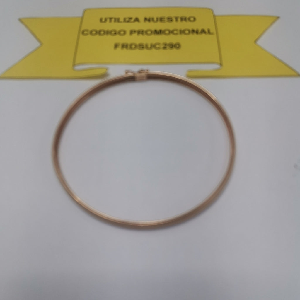 PULSERA RIGIDA ORO 14 K 4.3 GRMS (SEMINUEVO)
