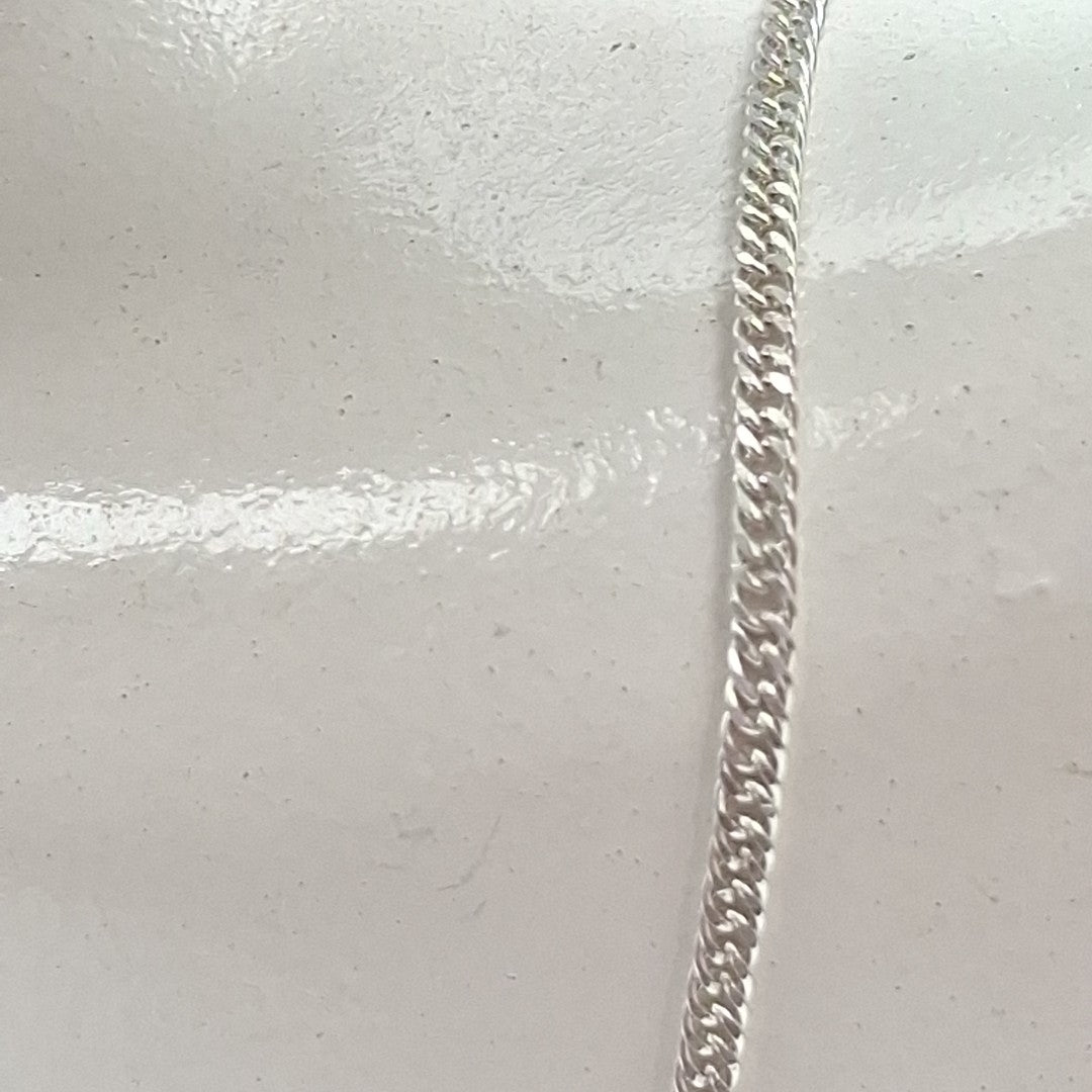 CADENA BARBADA PLATA .925 50 CM 4.12 GR (NUEVO)