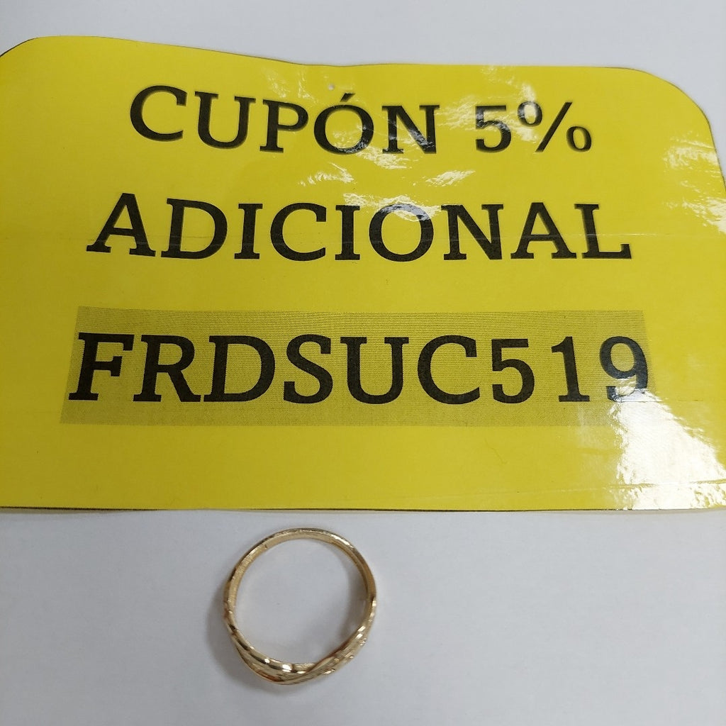 ANILLOS DAMA ORO 14K 2 (NUEVO)