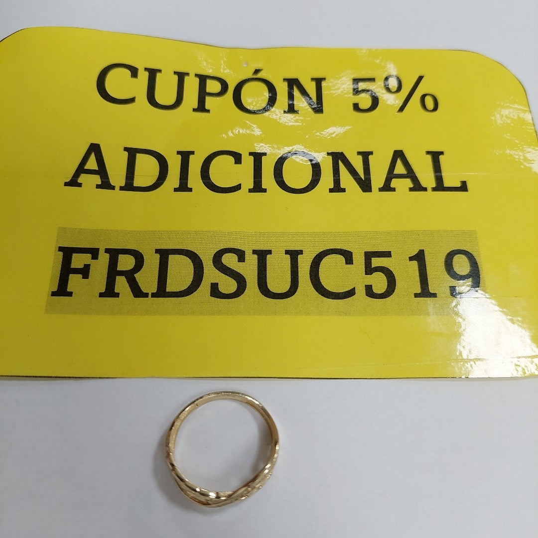ANILLOS DAMA ORO 14K 2 (NUEVO)