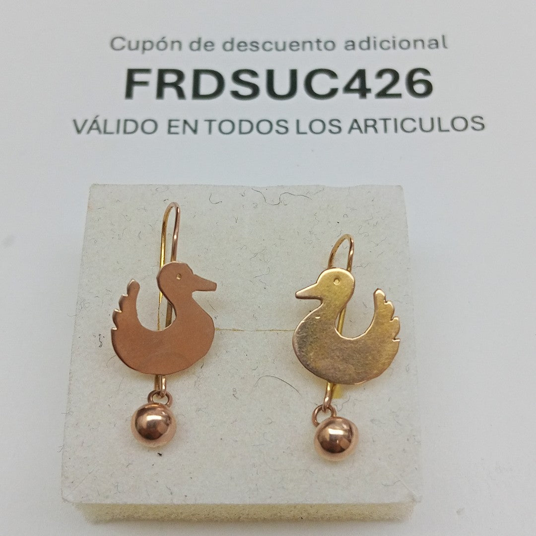 ARETES PAR ORO 10 K 1.2 GRMS (SEMINUEVO)