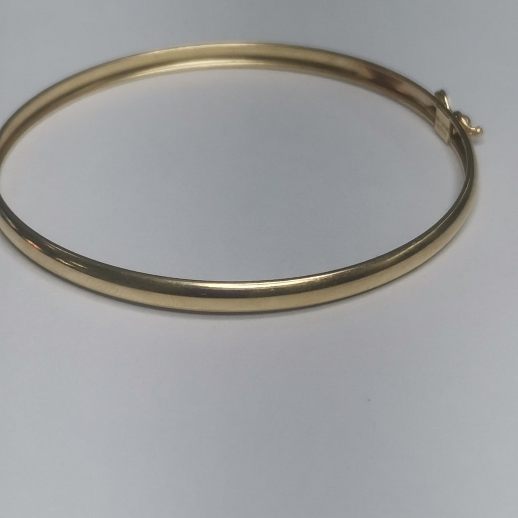 PULSERA RIGIDA ORO 14 K 4.3 GRMS (SEMINUEVO)