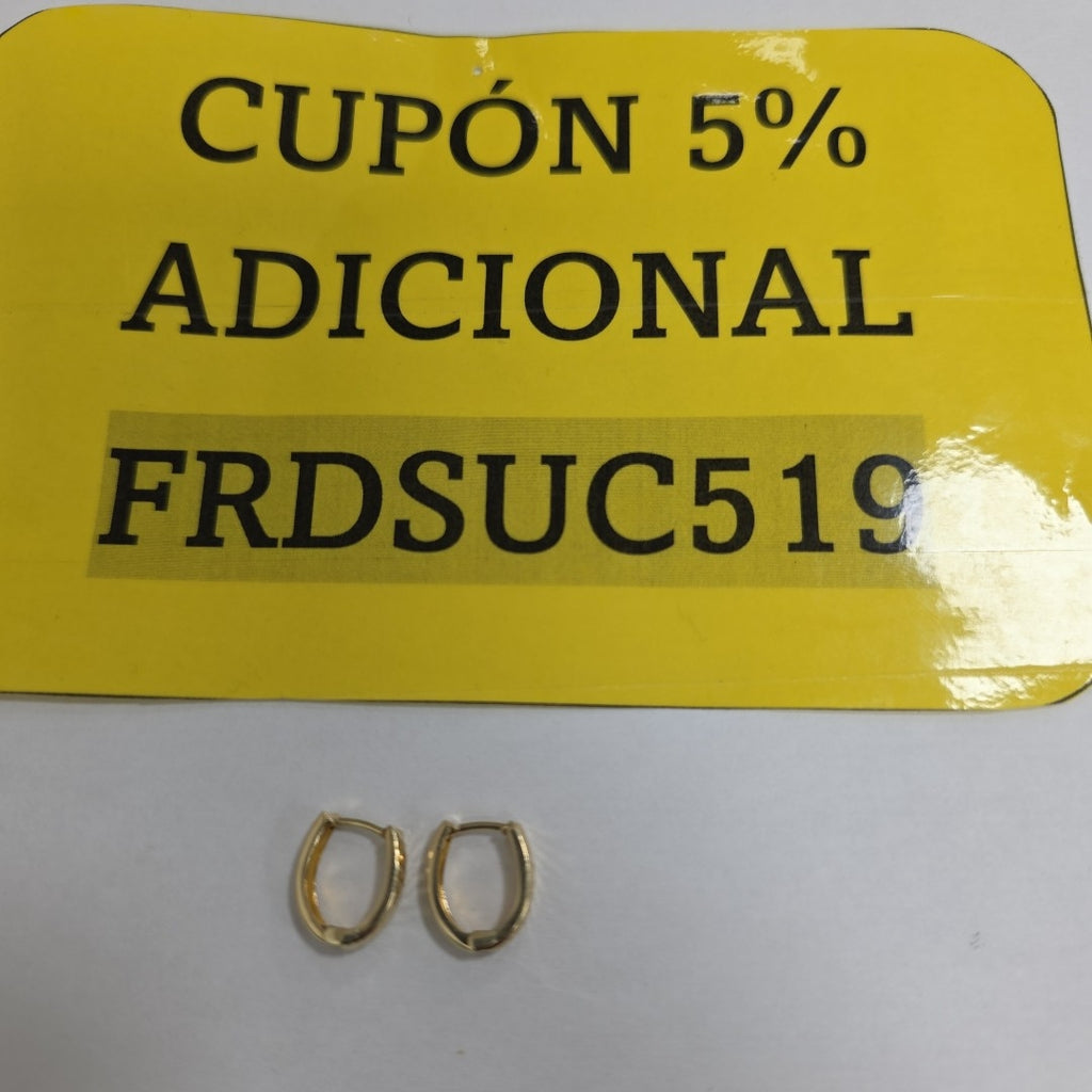 HUGGIES ORO 14K 1.1 (NUEVO)