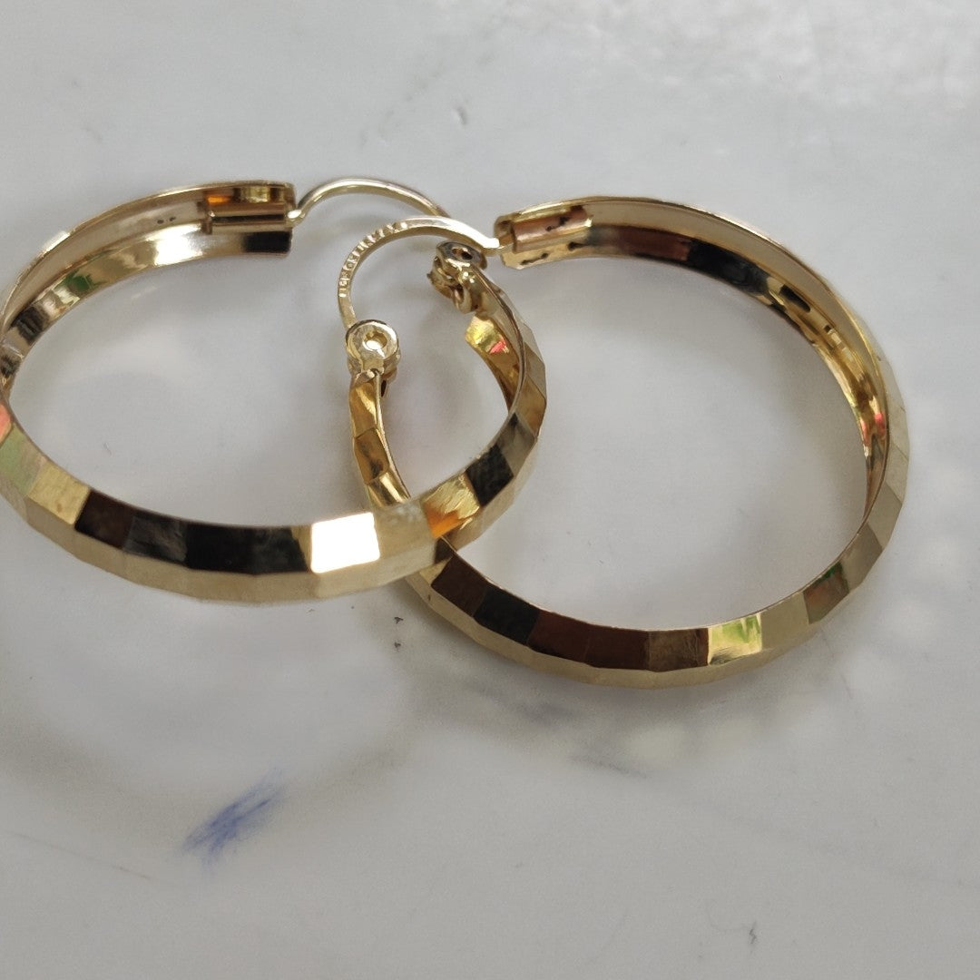 ARRACADAS PAR ORO 10 K 2.8 GRMS (SEMINUEVO)