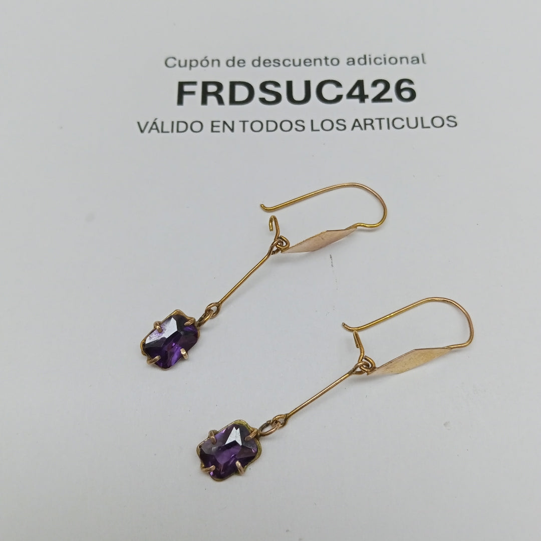 ARETES PAR ORO 10 K 2.5 GRMS (SEMINUEVO)
