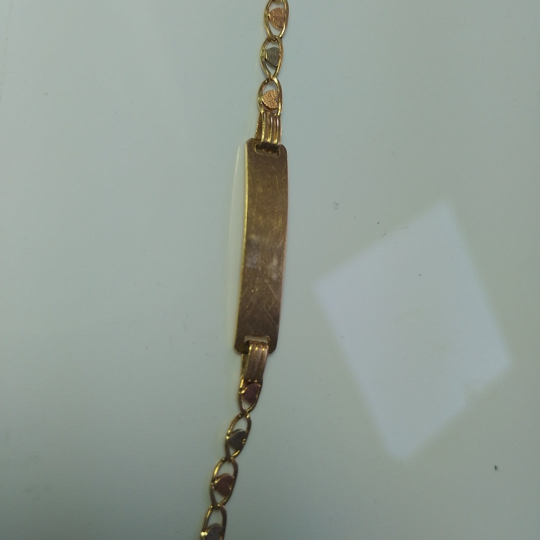 ESCLAVA ORO 14 K 3.6 GRMS (SEMINUEVO)