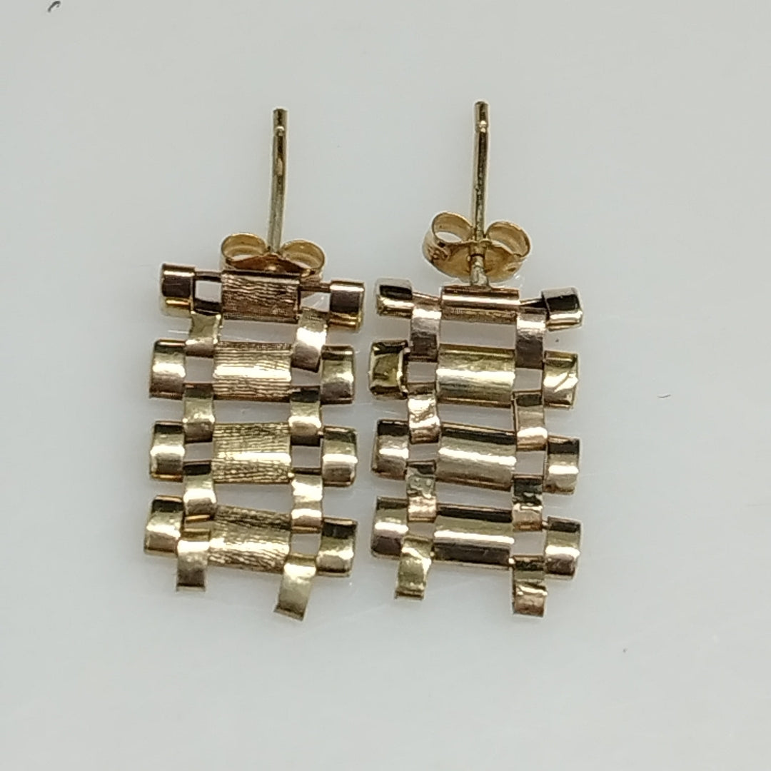 ARETES PAR ORO 14 K 2 GRMS (SEMINUEVO)