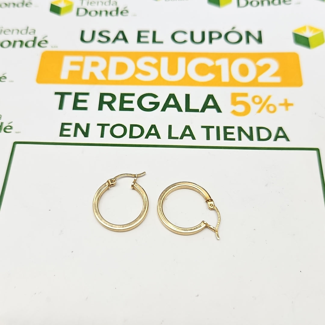 ARRACADAS PAR ORO 10 K 2,00 GRMS (SEMINUEVO)