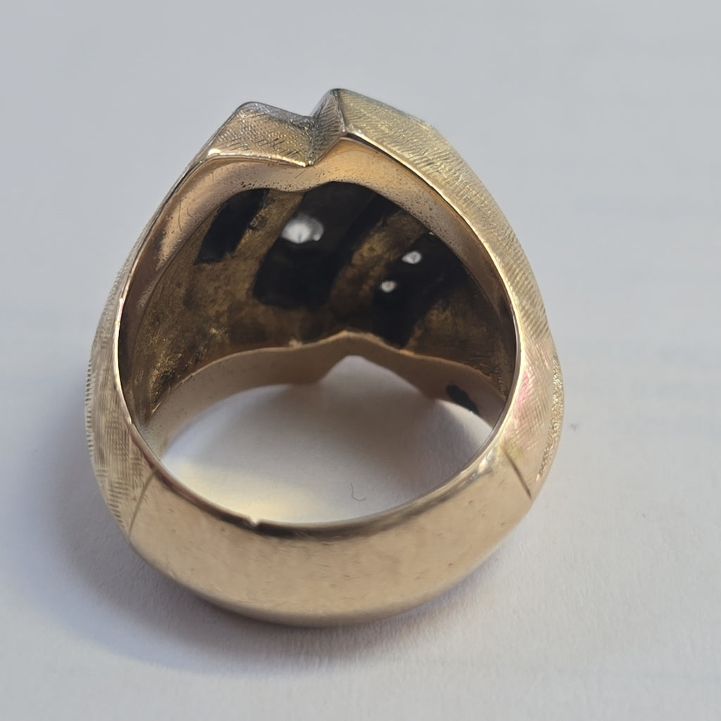 ANILLO ORO 14 K 23 GRMS (SEMINUEVO)