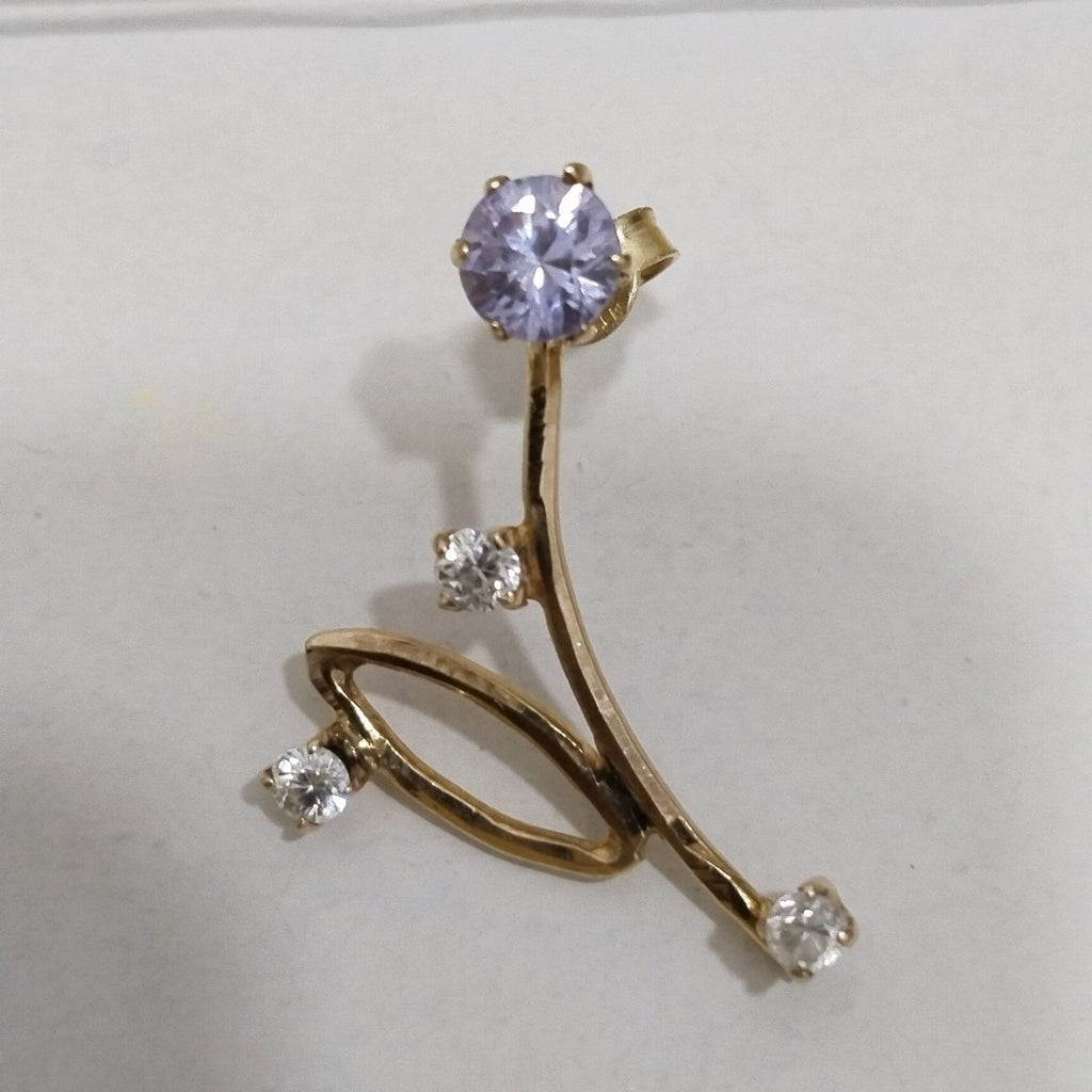 ARETES PAR ORO 14 K 3.1 GRMS (SEMINUEVO)