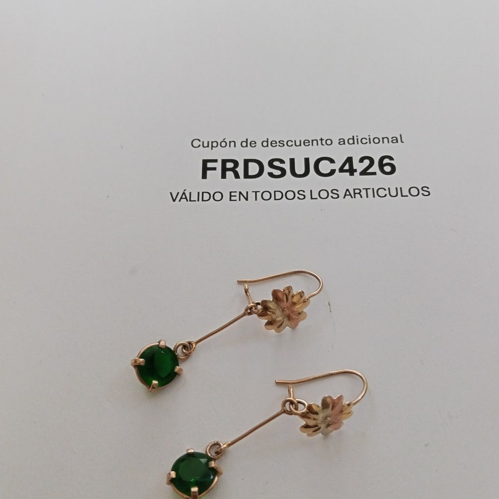 ARETES PAR ORO 10 K 2.7 GRMS (SEMINUEVO)