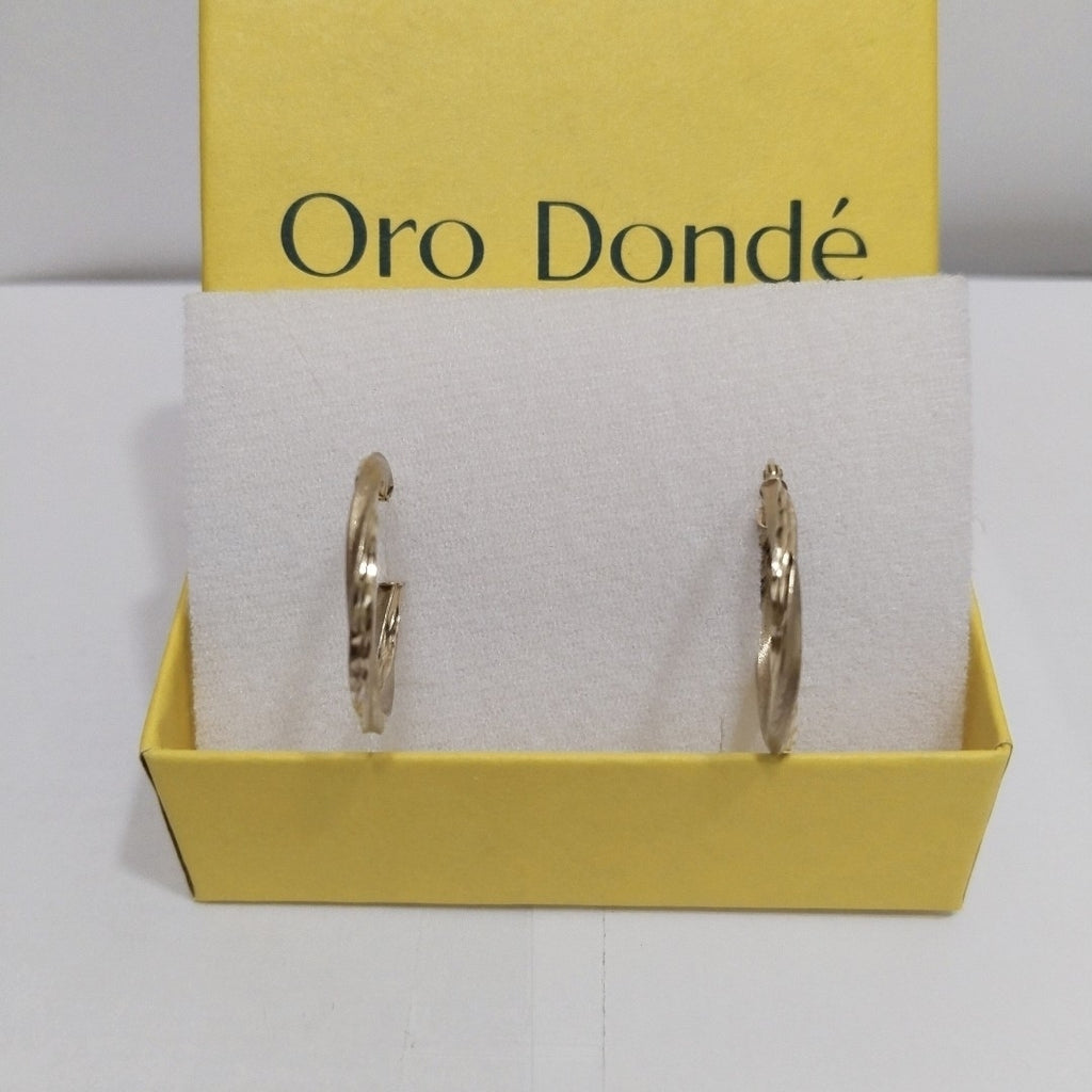 ARRACADAS PAR ORO 14 K 1,90 GRMS (SEMINUEVO)