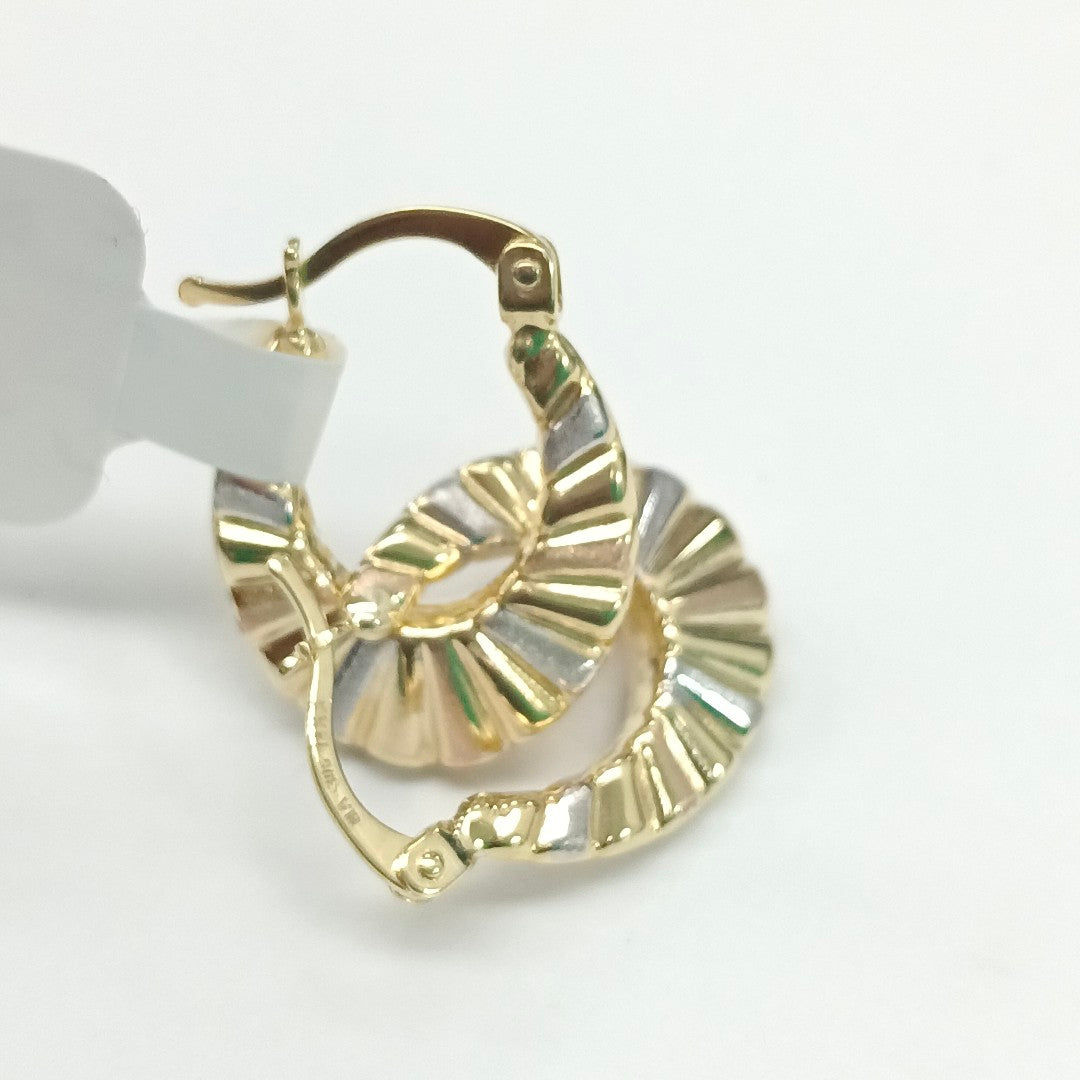 ARRACADAS ORO 14K 1.5 (NUEVO)