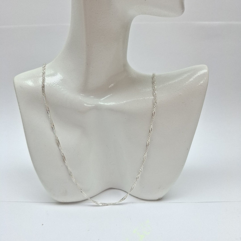 CADENA MEDIO TORZAL PLATA .925 60 CM 2.73 GR (NUEVO)