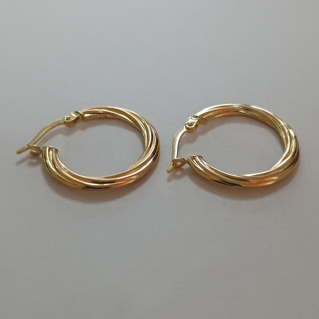 ARRACADAS ORO 14K 1.5 (NUEVO)