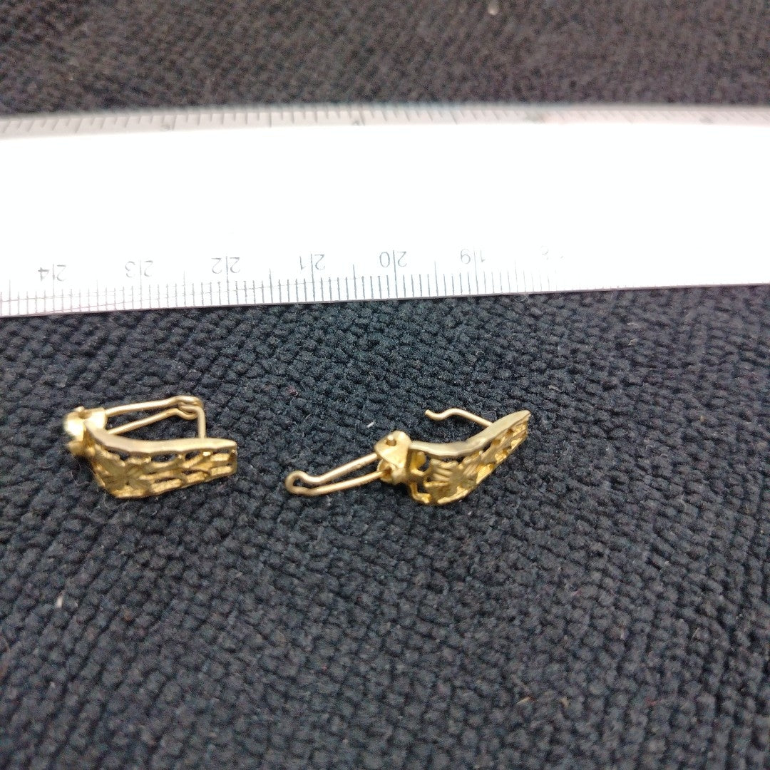 ARETES PAR ORO 10 K 1.7 GRMS (SEMINUEVO)