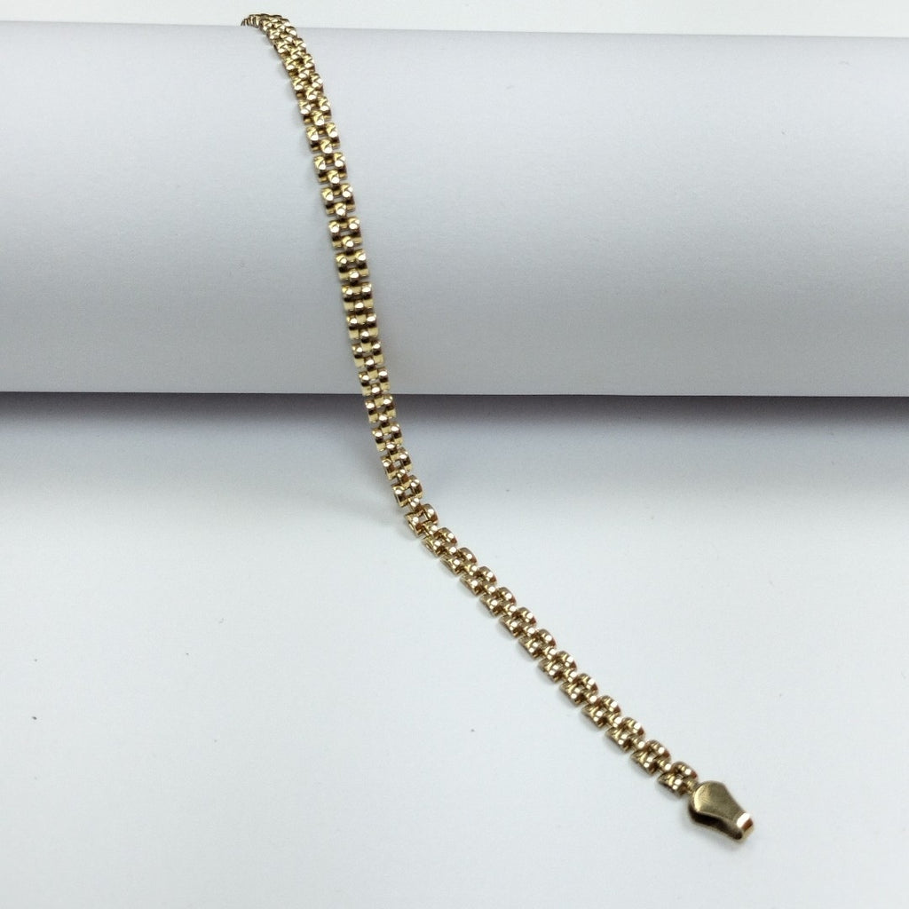 PULSERAS CABALLERO ORO 10K 4.1 (NUEVO)