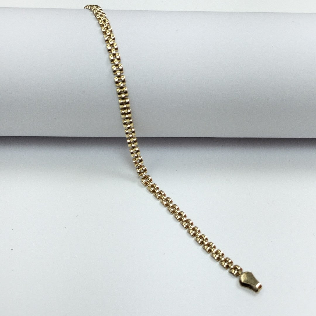 PULSERAS CABALLERO ORO 10K 4.1 (NUEVO)