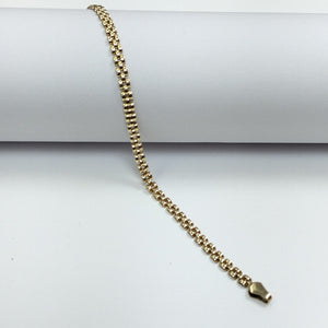PULSERAS CABALLERO ORO 10K 4.1 (NUEVO)