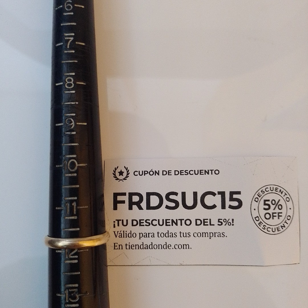 ARGOLLA ORO 18 K 4.5 GRMS (SEMINUEVO)