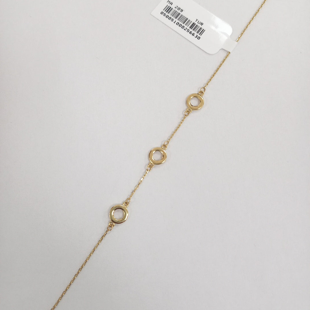 PULSERAS DAMA ORO 14K 1.3 (NUEVO)