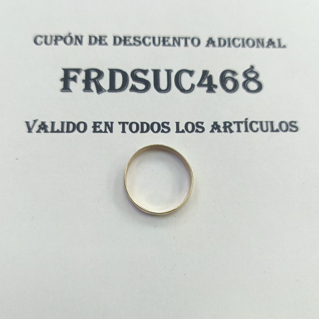 ARGOLLA ORO 10 K 1 GRMS (SEMINUEVO)
