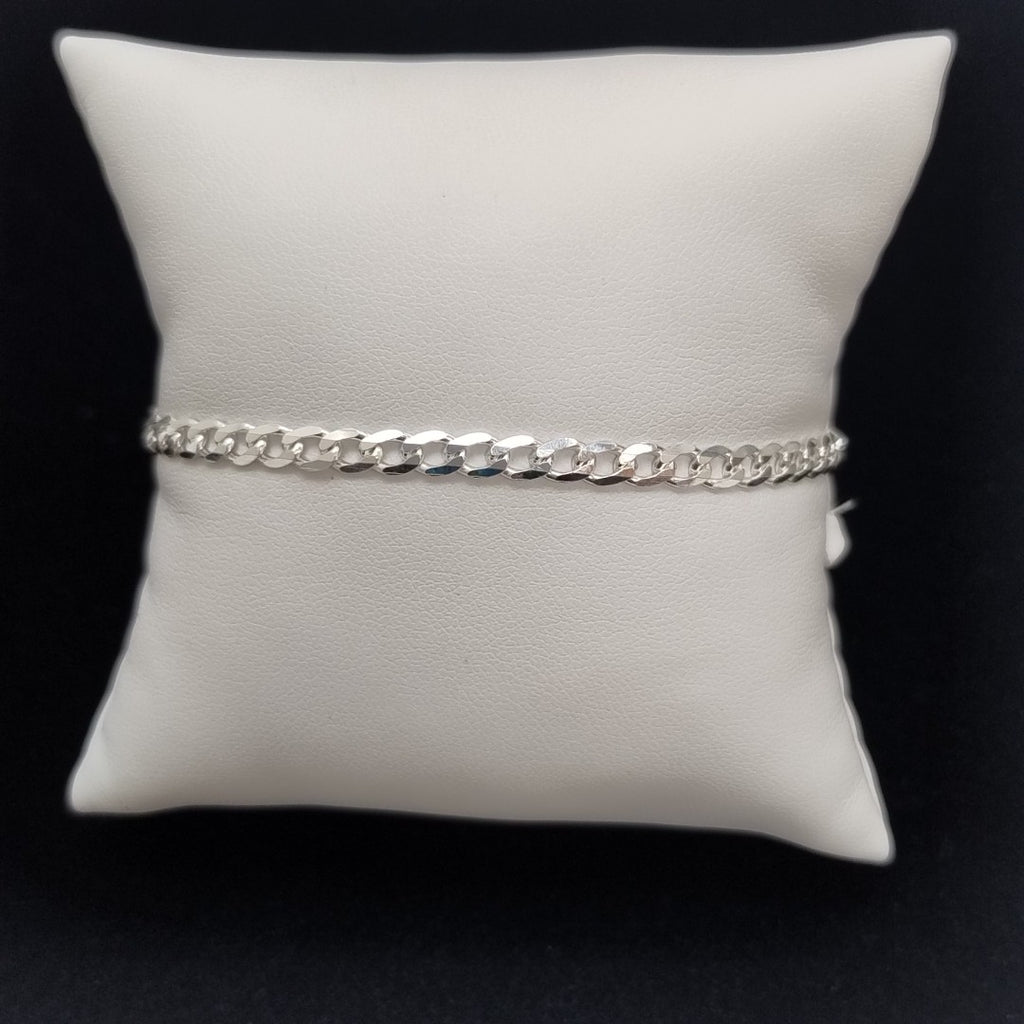 PULSERA BARBADA PLATA .925 21 CM 4.23 GR (NUEVO)