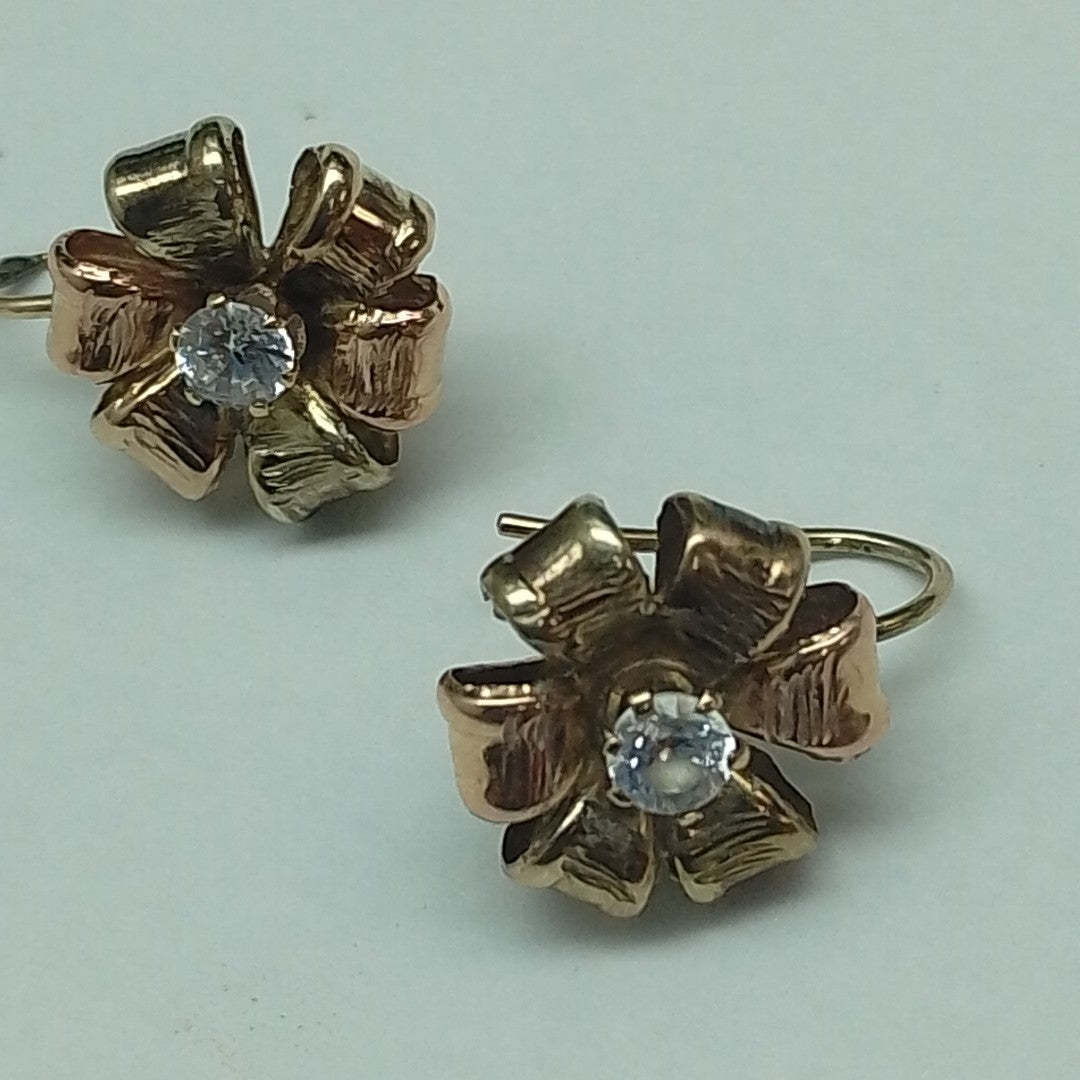 ARETES PAR ORO 10 K 3.6 GRMS (SEMINUEVO)