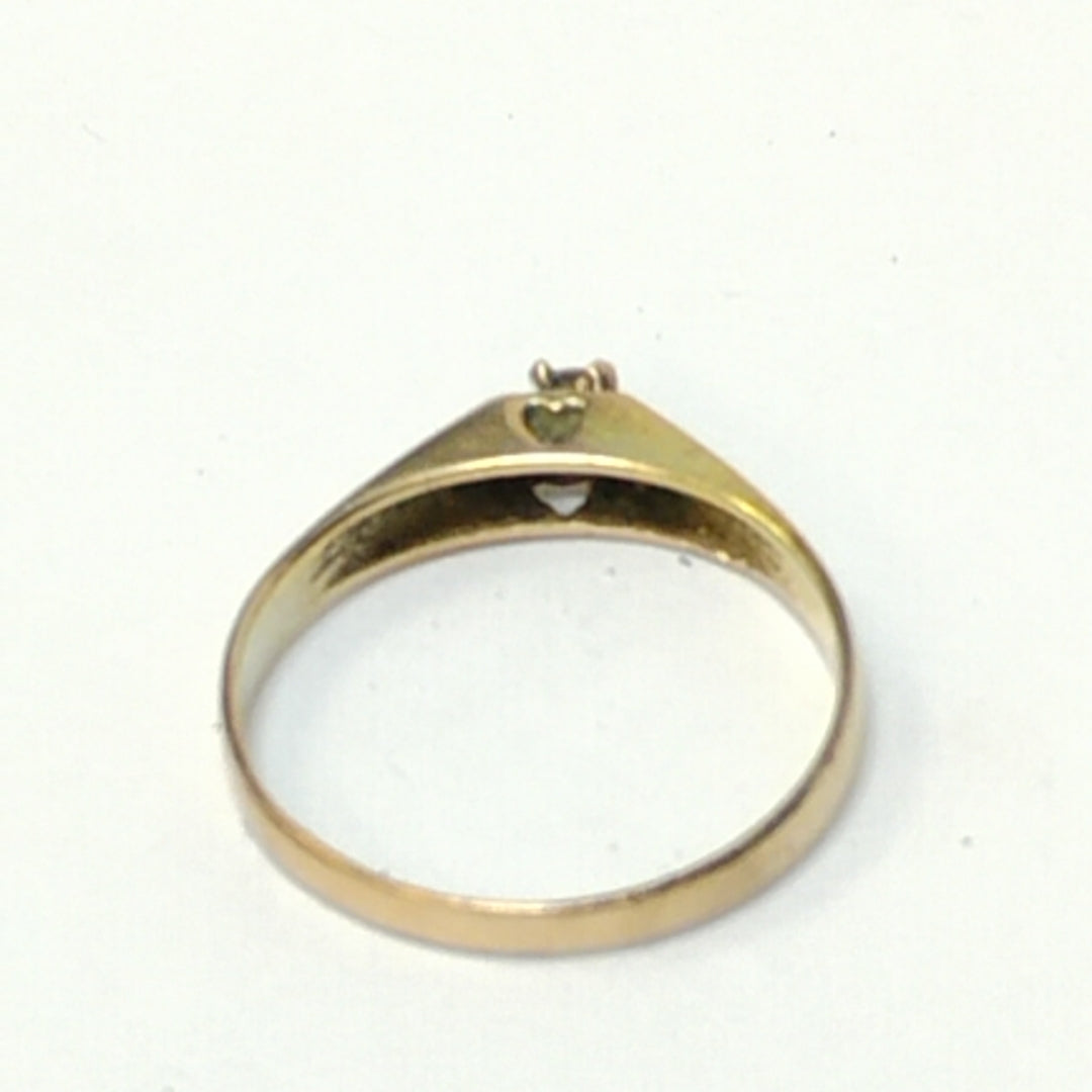 ANILLITO,SOLITARIO ORO 8 K 1,20 GRMS (SEMINUEVO)