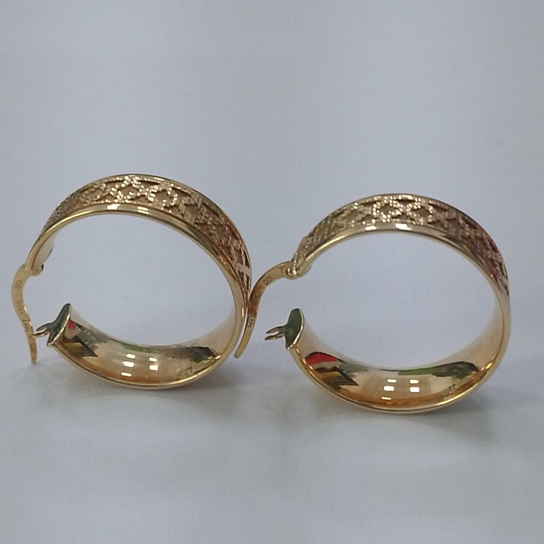 ARRACADAS PAR ORO 14 K 4,00 GRMS (SEMINUEVO)
