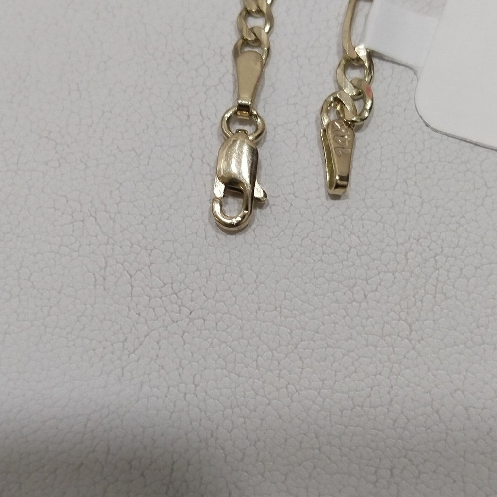 PULSERAS 3X1 ORO 14K 18 CM 2.8 GR (NUEVO)