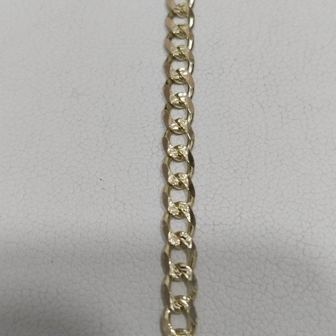 PULSERAS BARBADA ORO 14K 18 CM 4.5 GR (NUEVO)