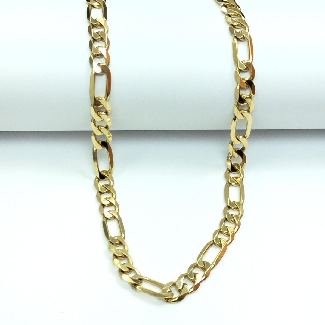 CADENAS CARTIER 3 1 AMARILLA ORO 14K 51.7 (NUEVO)