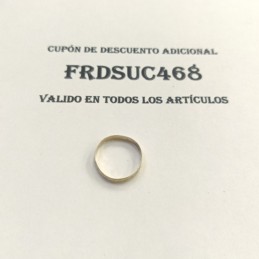 ARGOLLA ORO 8 K 0,80 GRMS (SEMINUEVO)
