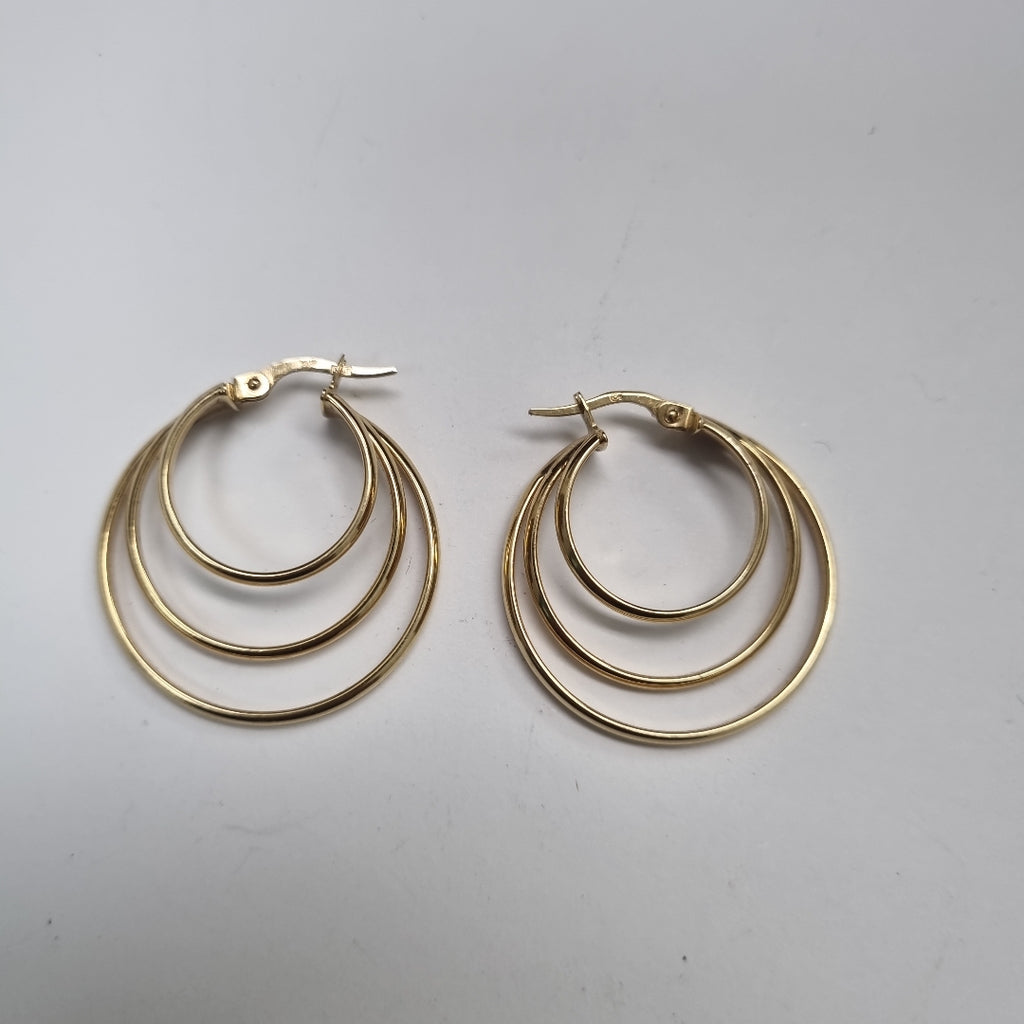 ARRACADAS PAR ORO 14 K 2.5 GRMS (SEMINUEVO)
