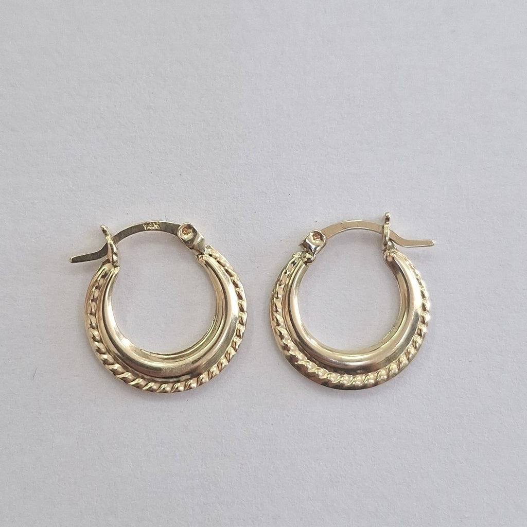 ARRACADAS ORO 14K 0.6 (NUEVO)