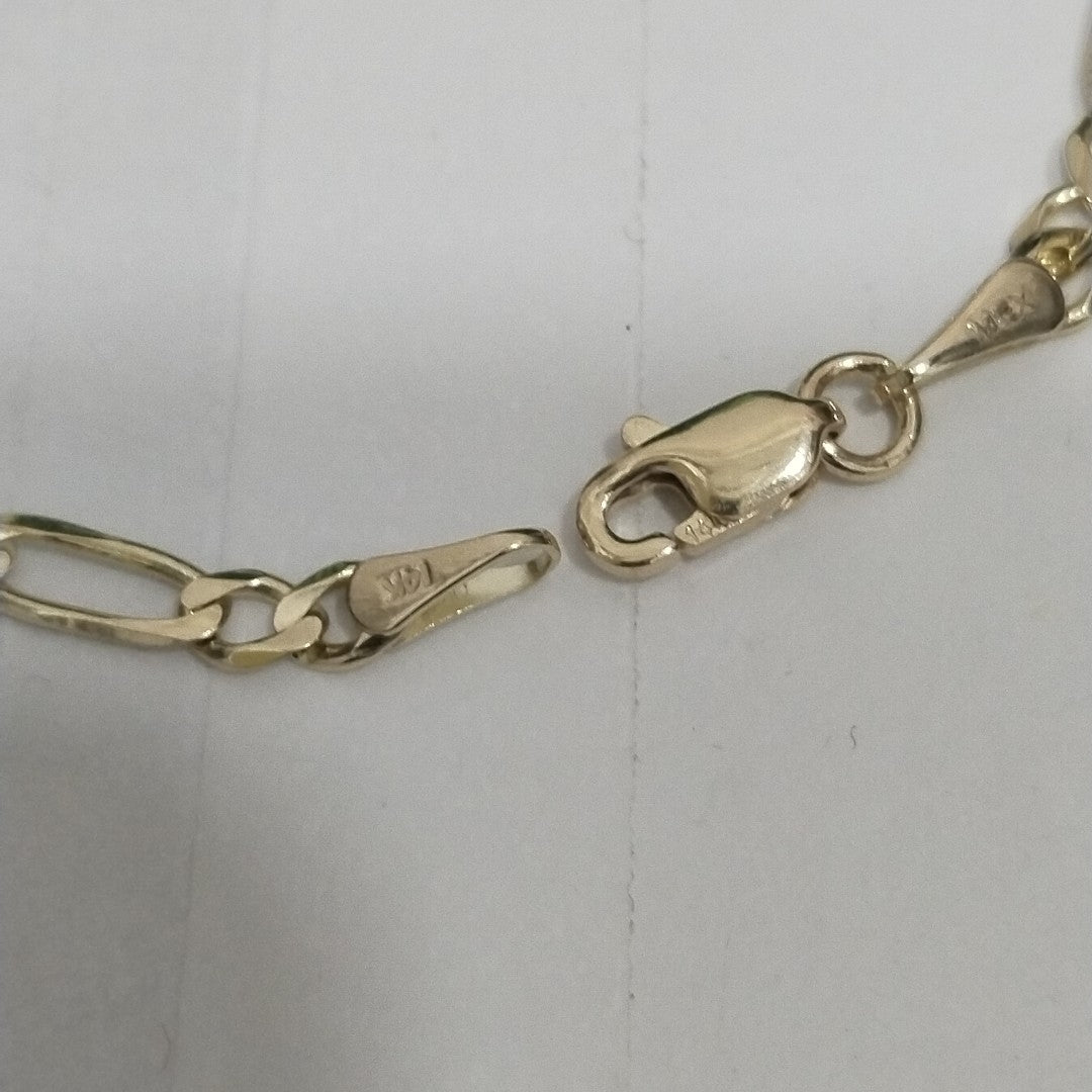 PULSERAS TEJIDO 3X1 ORO 14K 18 CM 2.9 GR (NUEVO)