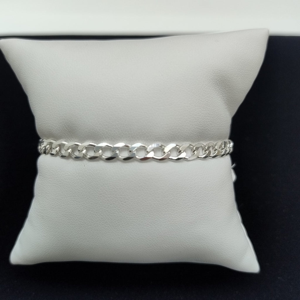 PULSERA BARBADA PLATA .925 18 CM 5.53 GR (NUEVO)