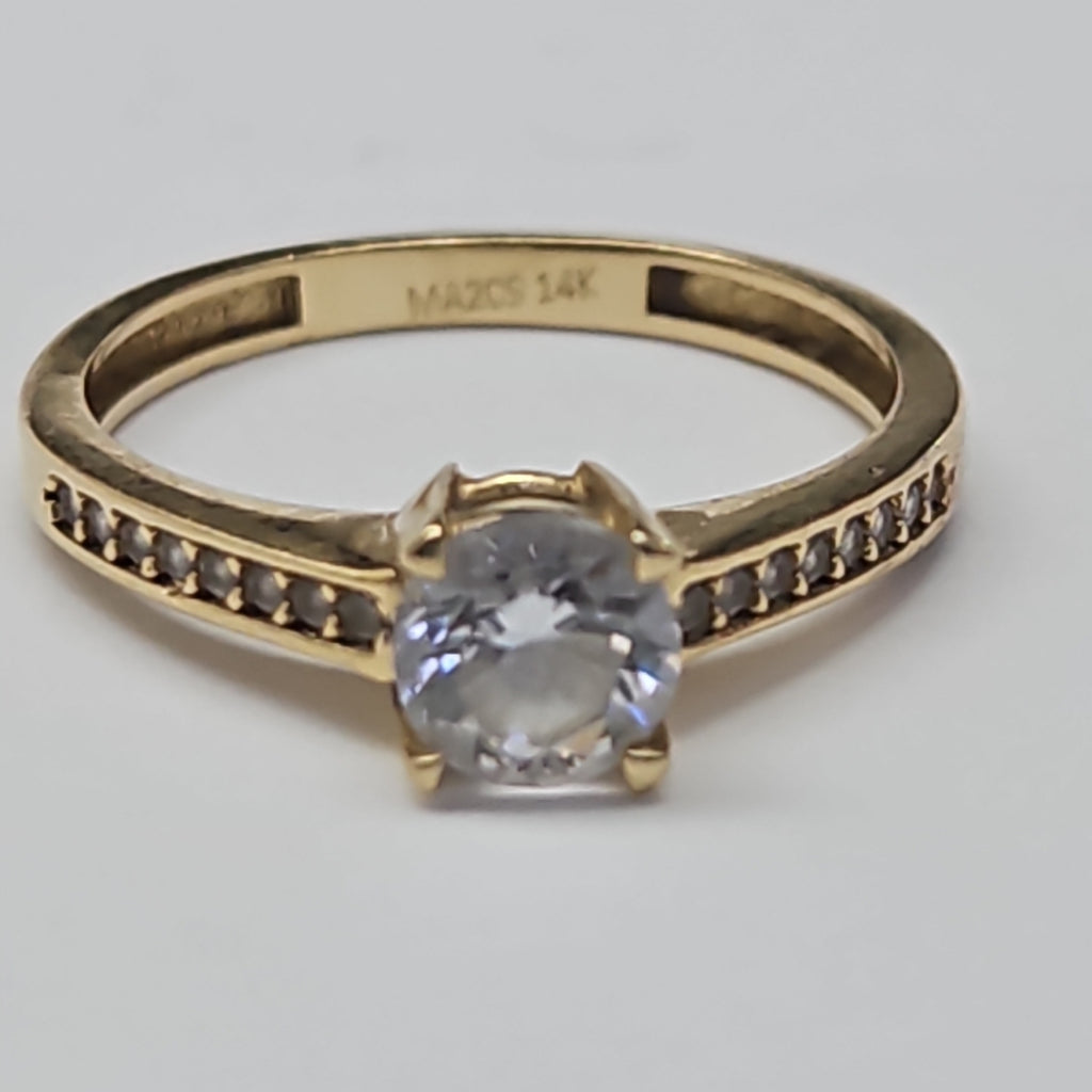 SOLITARIO ORO 14 K 2,00 GRMS (SEMINUEVO)