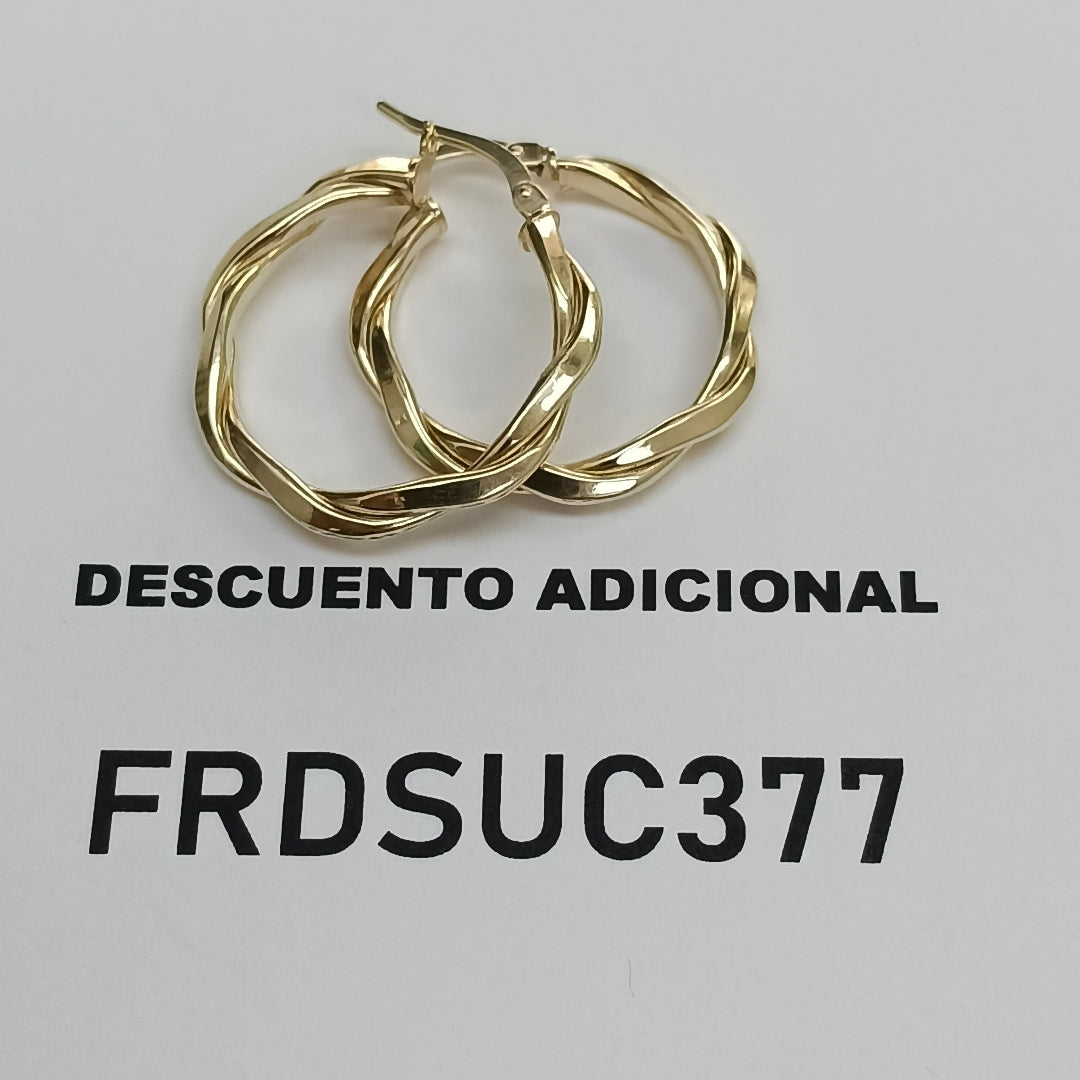 ARRACADAS ORO 14K 2 (NUEVO)
