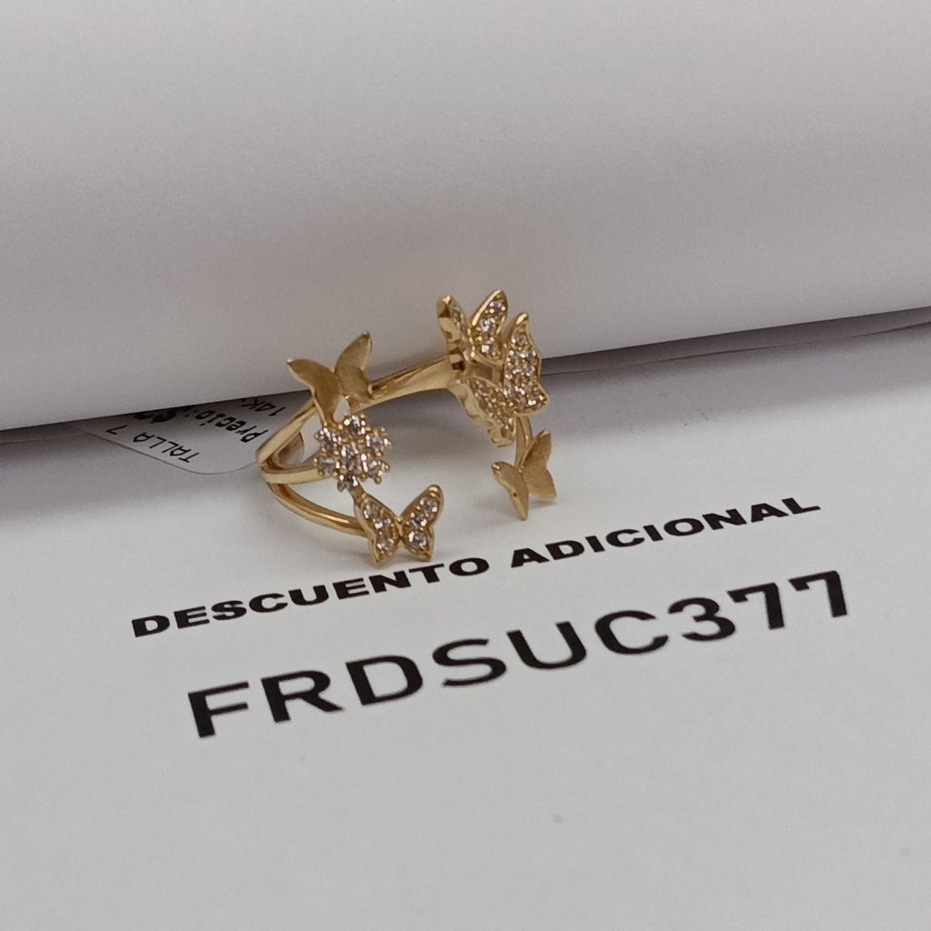ANILLOS DAMA ORO 14K 3.7 (NUEVO)