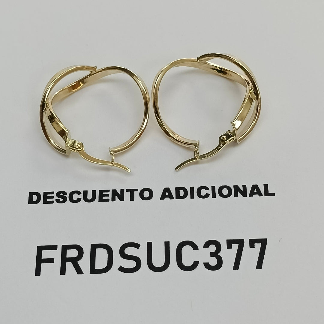 ARRACADAS ORO 14K 2 (NUEVO)