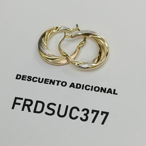 ARRACADAS ORO 14K 1.9 (NUEVO)