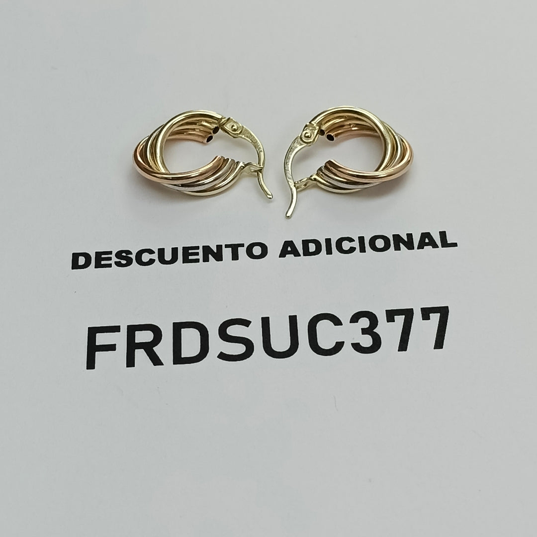 ARRACADAS ORO 14K 1.6 (NUEVO)