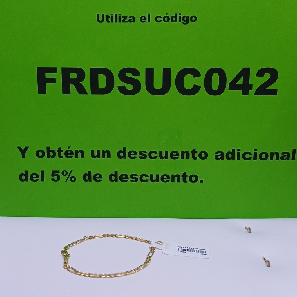 PULSERA TEJIDO 3X1 3G 18 CM (NUEVO)
