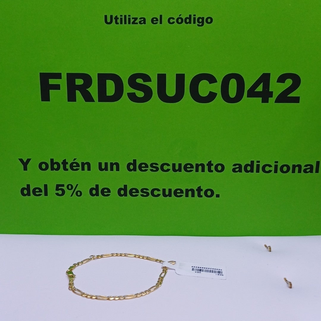 PULSERA TEJIDO 3X1 3G 18 CM (NUEVO)