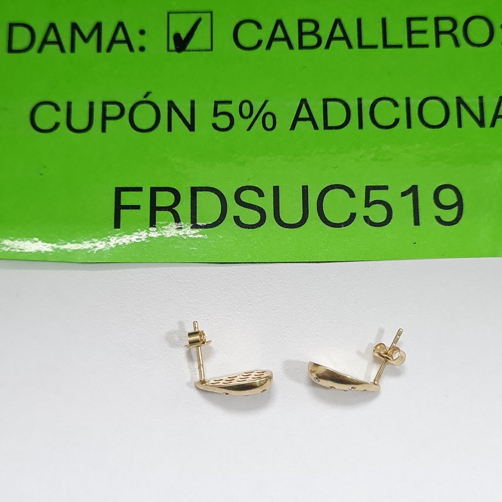 ARETES PAR ORO 10 K 1,90 GRMS (SEMINUEVO)