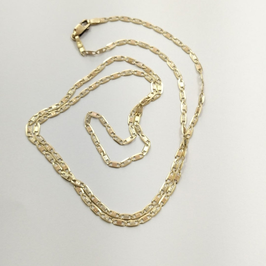 CADENA ORO, ORO COMBINADO 10 K 5.4 GRMS (SEMINUEVO)
