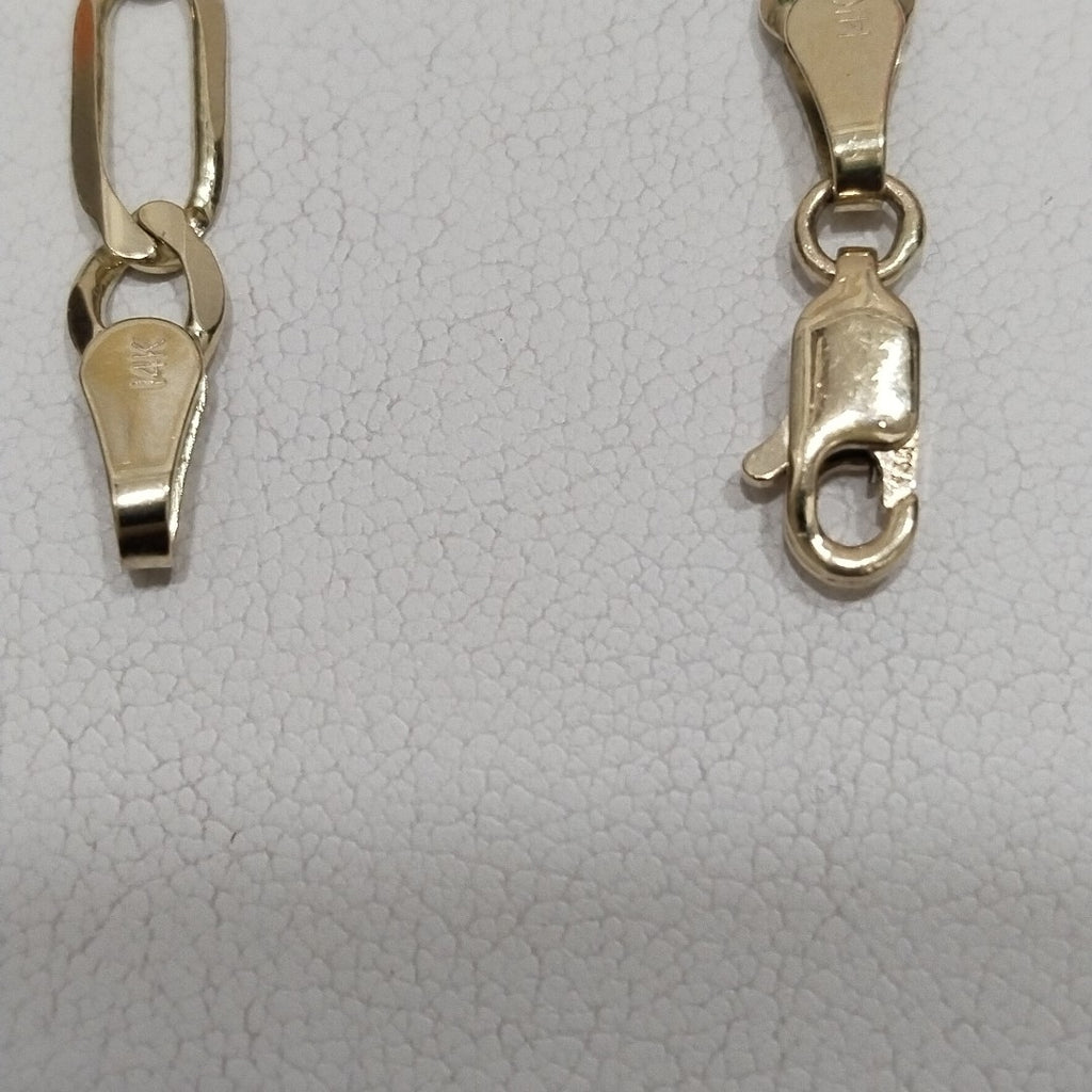 PULSERAS TEJIDO 3X1 ORO 14K 21 CM 6.1 GR (NUEVO)