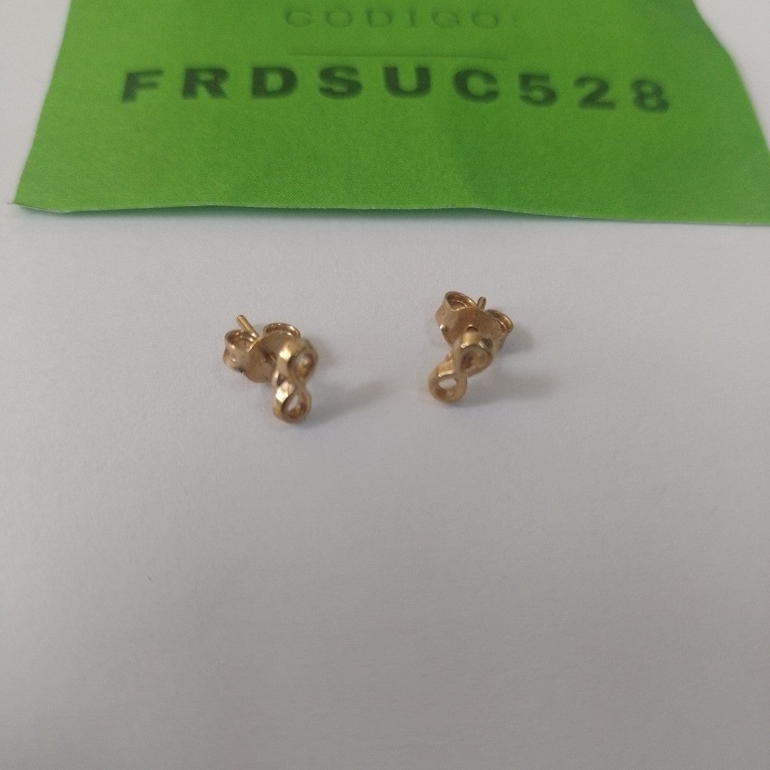 ARETES PAR ORO 14 K 0.6 GRMS (SEMINUEVO)